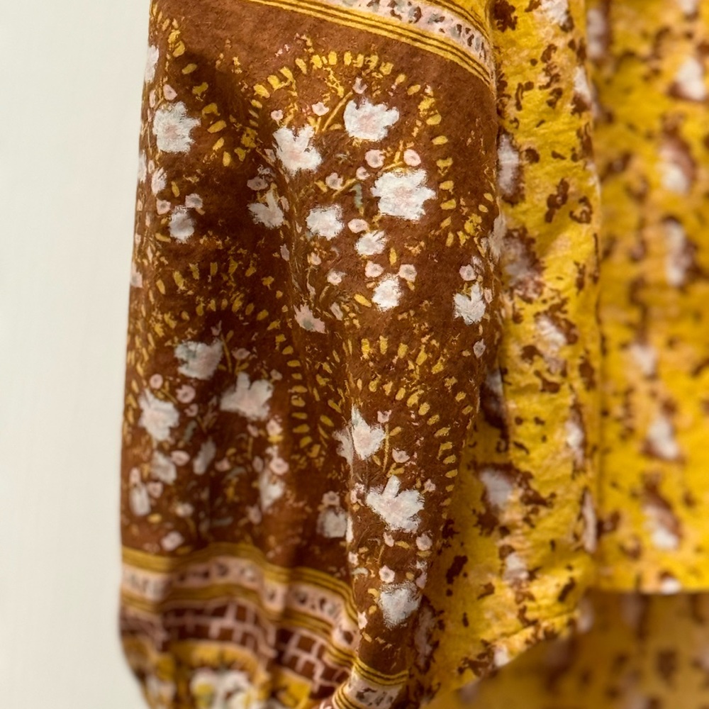 Joie Yellow Peasant Top - Picture 5 of 6